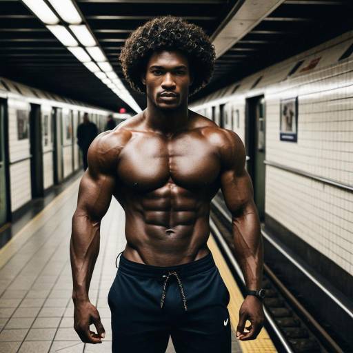 Confident Man in Subway Fashion Portrait
