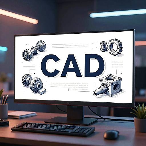 Text to CAD Workflow Illustration