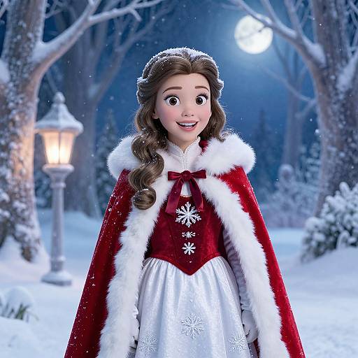 Disney Princess in Winter Wonderland