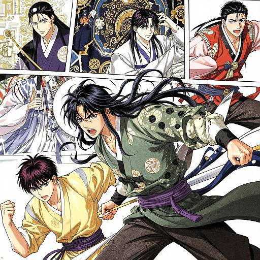 Dynamic Manhwa Action Art Styles