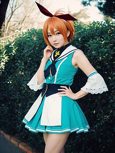 Realistic Sexy Rin Hoshizora Cosplay
