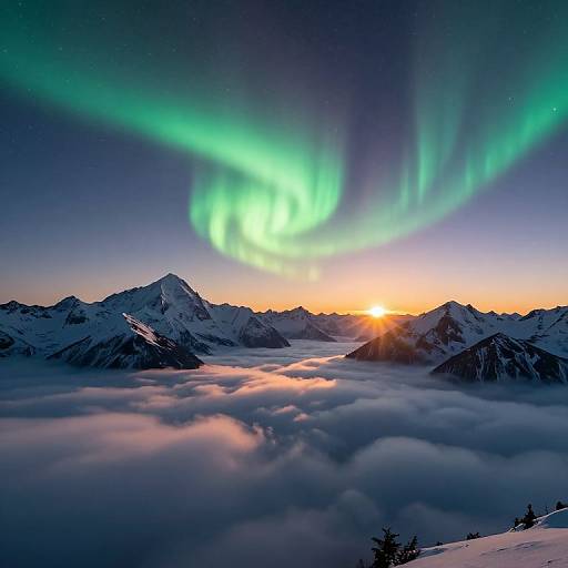 Ethereal Mountain Twilight Symphony