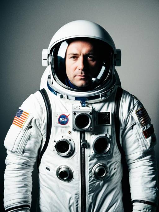 Man in Stylish Adult Astronaut Costume