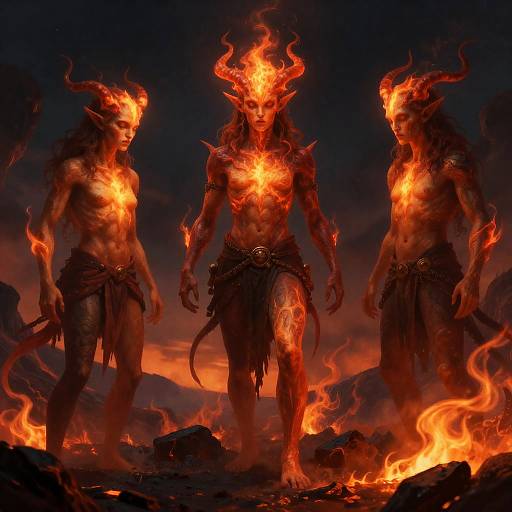 Twilight Fire Spirits Facing Fears