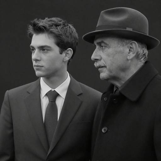 Intense Connection: Black-and-White Portrait