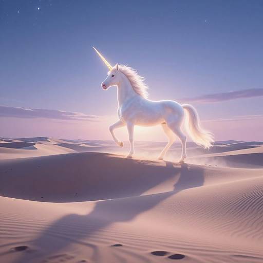 Ethereal Unicorn in Celestial Dreamscape