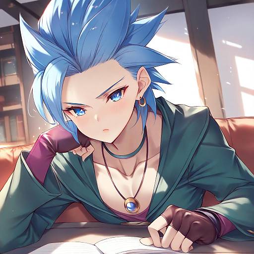 Illustration of Camus (dq11), dragon quest in the style of Ks (xephyrks)