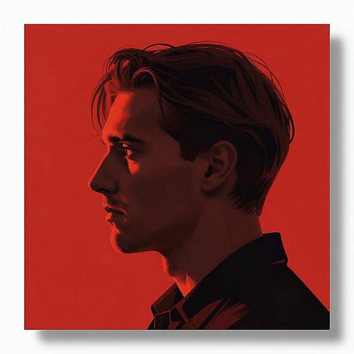 Introspective Scandinavian Man Portrait