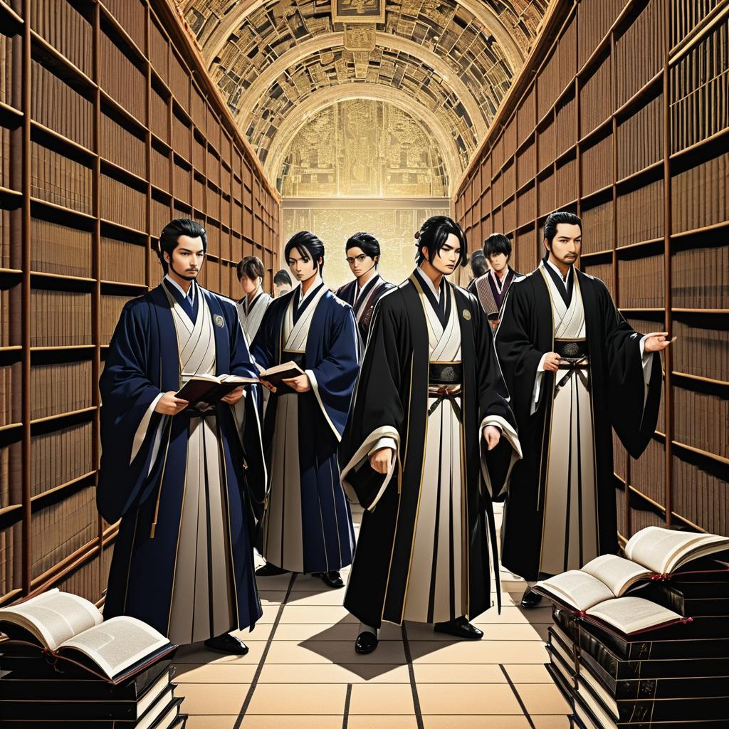 Scholars Resisting Tyranny in Manga Style