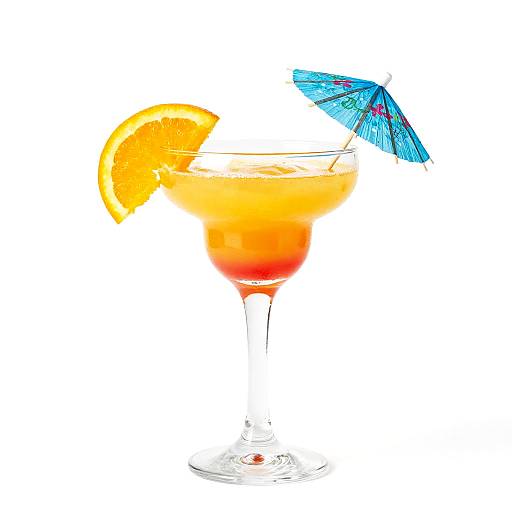 Vibrant Margarita Cocktail with Garnish