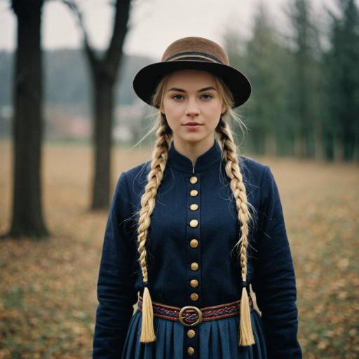 Young Woman in Traditional Kuratsa Costume