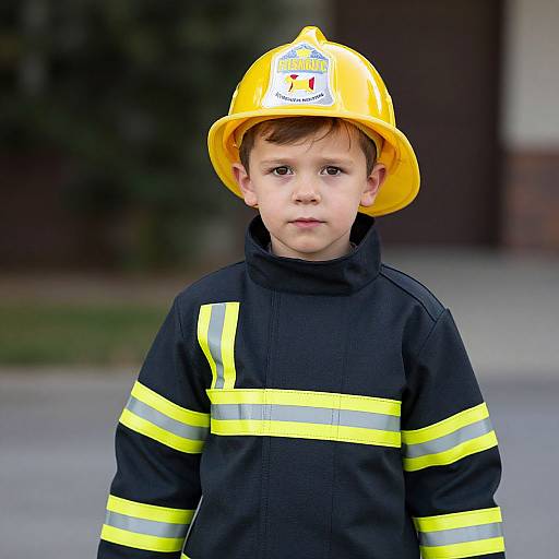 Realistic Child Fireman Sam Costume