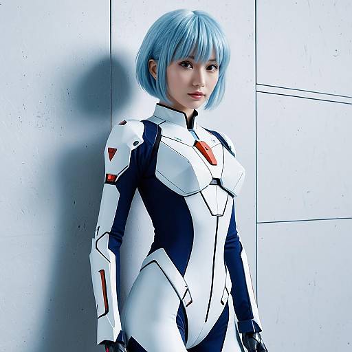 Photorealistic Rei Ayanami Cosplay