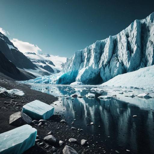 Photorealistic Glacier Landscape