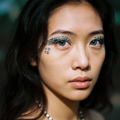 Micronesian Woman: Oriental-Modern Portrait