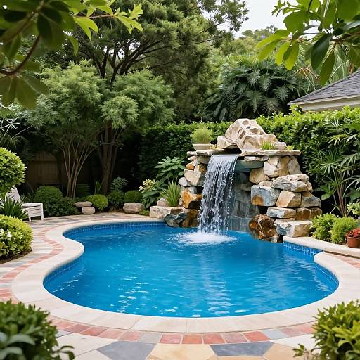 Serene Backyard Pool Oasis