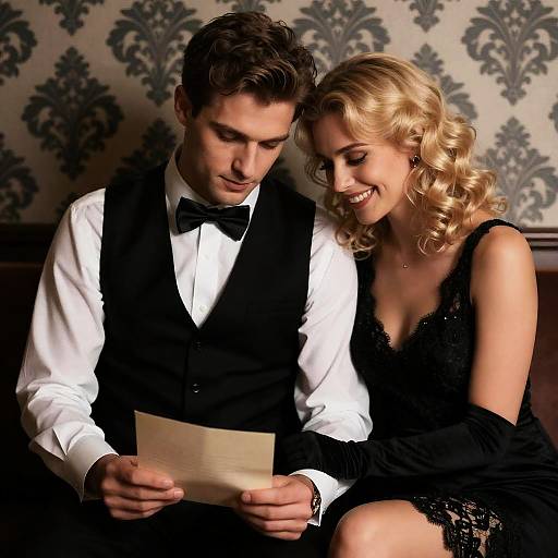 Intimate Moment in Dimly Lit Room