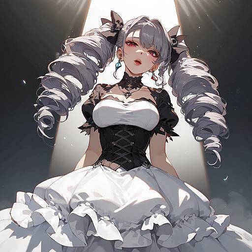 Gothic Idol Concert Pinup Art