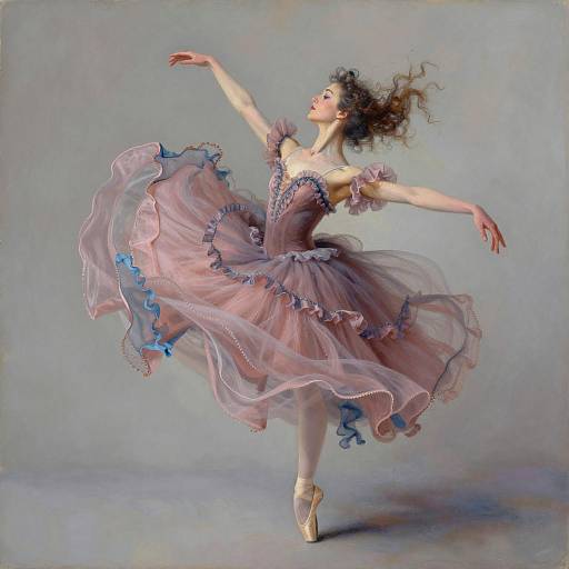 Lavish Ballerina in Motion