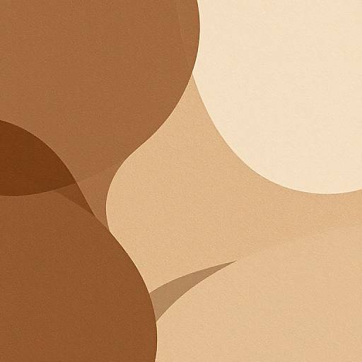 Abstract Kraft Paper Inspired Art