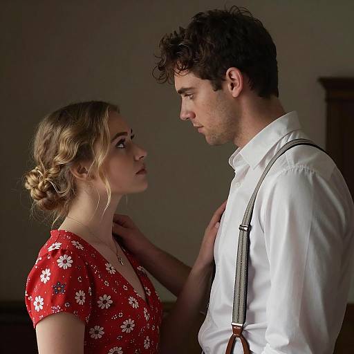 Intimate Moments in Dim Light