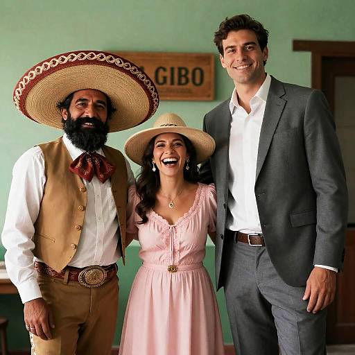 Joyful Gathering in a Colorful Room