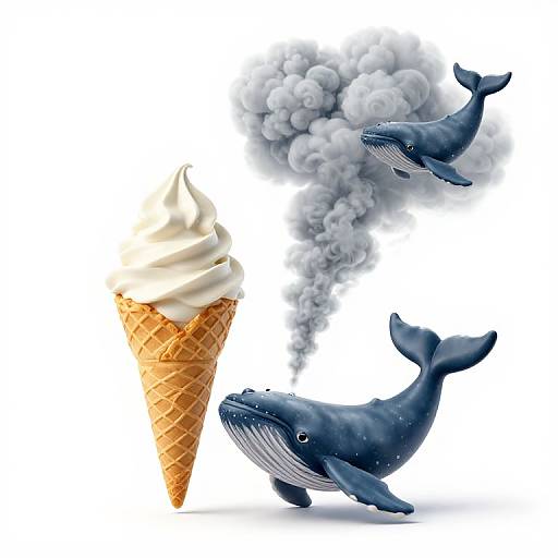 Sentient Ice Cream Leads Whale Symphony