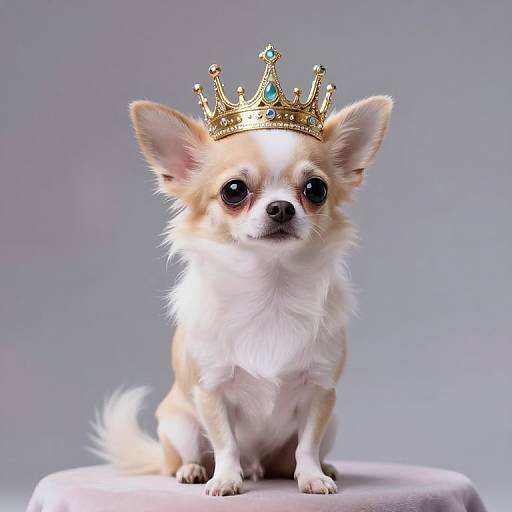 Regal Chihuahua in Ethereal Realm