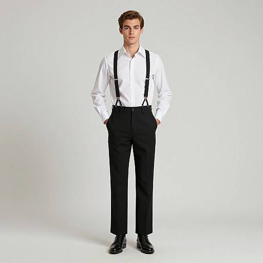 1970s Retro Artist Fashion Portrait