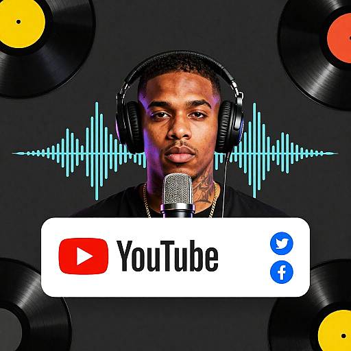 Confident Rapper YouTube Banner