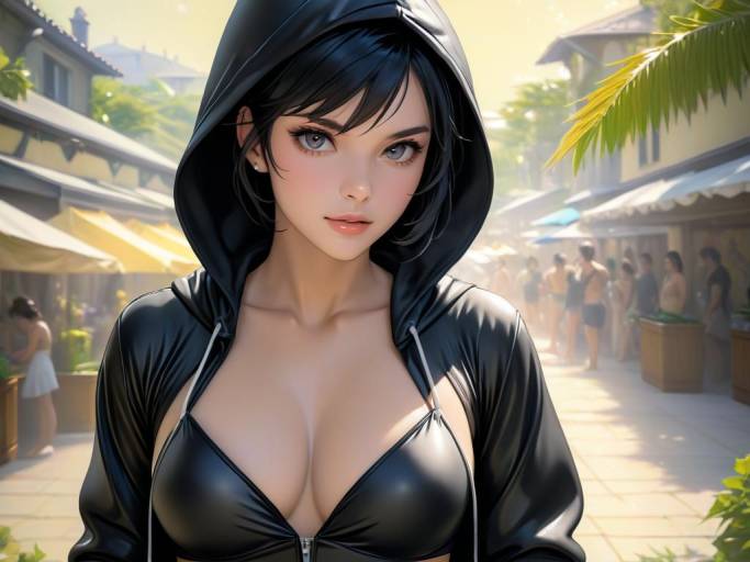 Edgy Vintage Portrait of Cassandra Cain