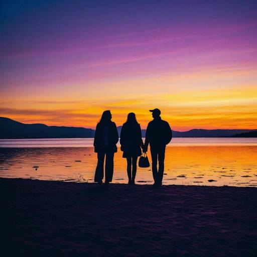 Silhouettes of Nostalgia at Twilight