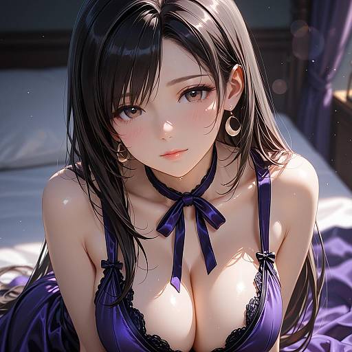 Tifa Lockhart Alternate Refined Dress Portrait