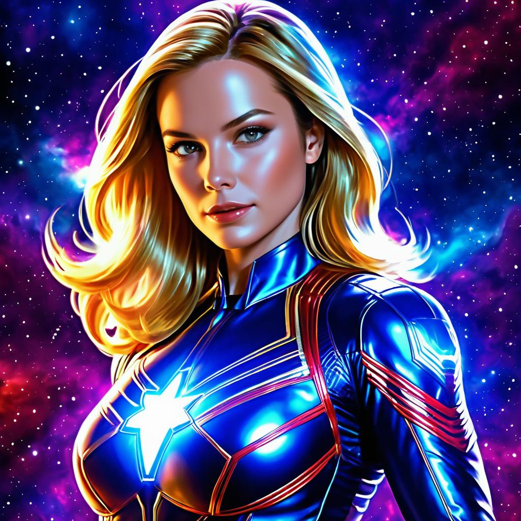 Cosmic Marvel Art of Captain Marvel