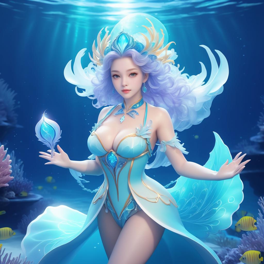 Ethereal Sea Creature Healer Character