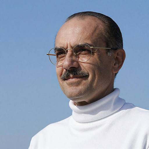 Portrait of a Stylish Middle-Aged Man