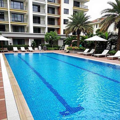 Outdoor Swimming Pool at Oriental Palace