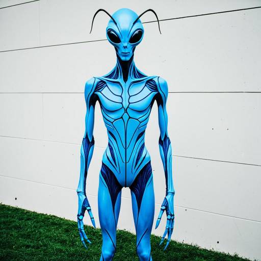 Vivid Alien Cosplay Outfit Design