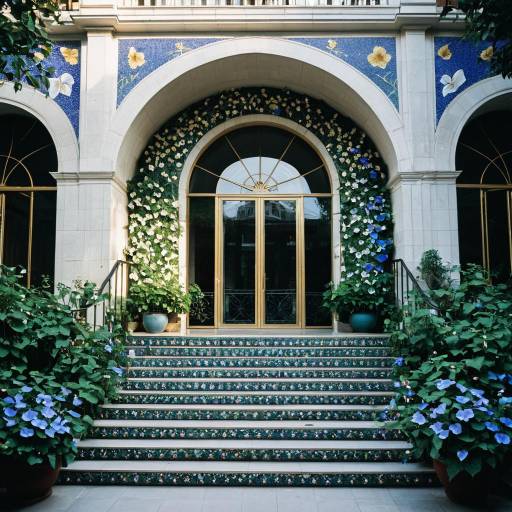 Embassy Building with Morning Glory Inspired Architecture