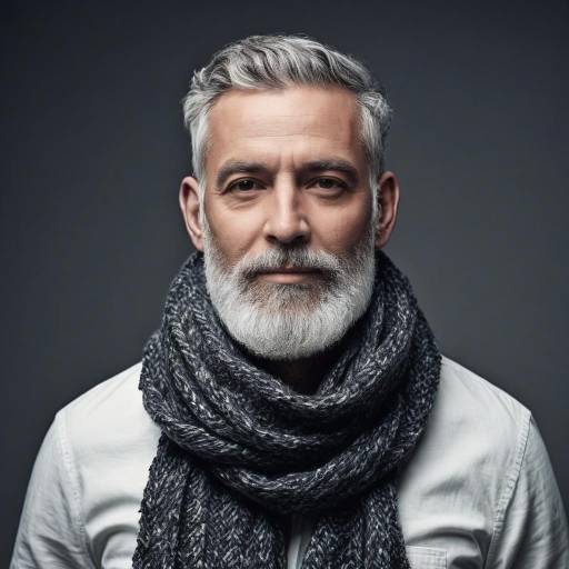 Elegant Man in Art Gallery Portrait
