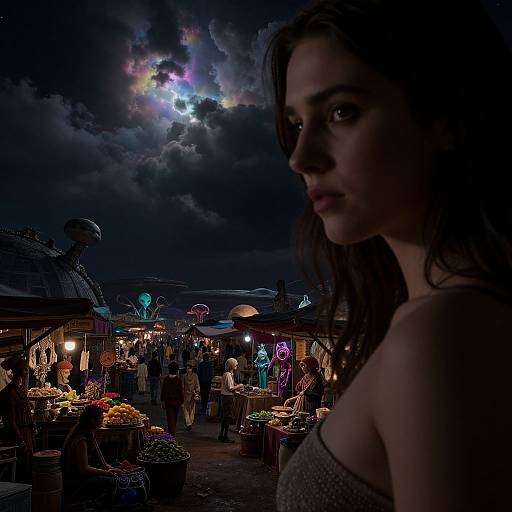 Interstellar Market Boudoir Scene