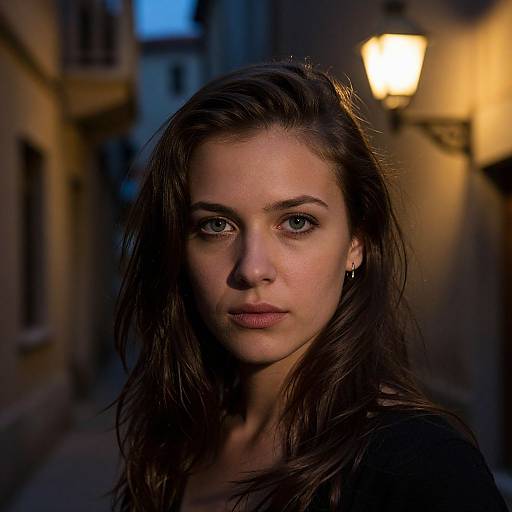 Enigmatic Eastern European Woman Portrait