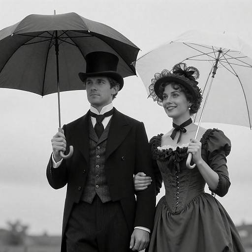 Victorian Couple in Classic Photography