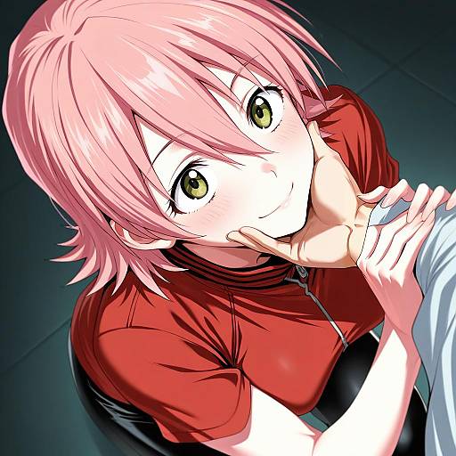 Illustration of Haruhara haruko, flcl in the style of Ulrich (tagaragakuin)