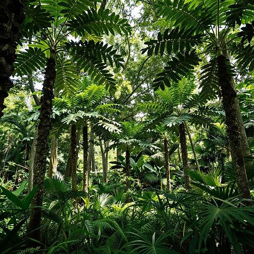 Wide-Angle Towering Breadfruit Trees