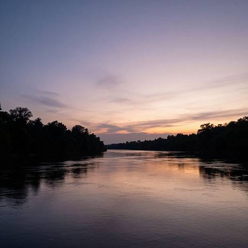 Ethereal Twilight River Serenity