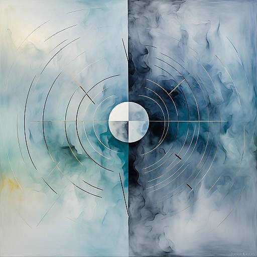 Chaotic Duality: Foggy Symbolic Abstraction