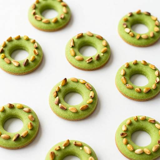 Vibrant Lemon-Pistachio Wreath Cookies