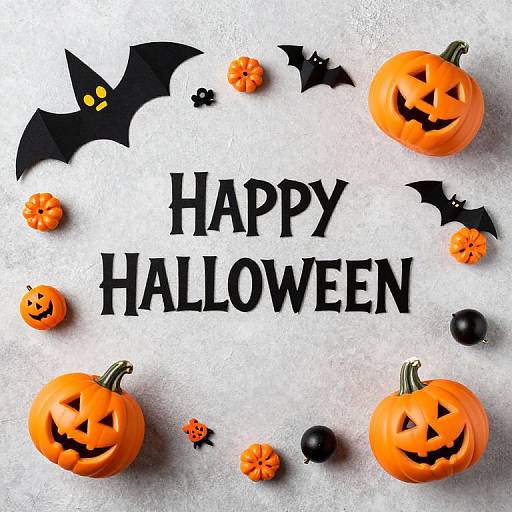 Top View Halloween Ornament Essentials