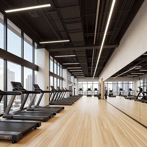 Luxury High Rise Gym in Manhattan